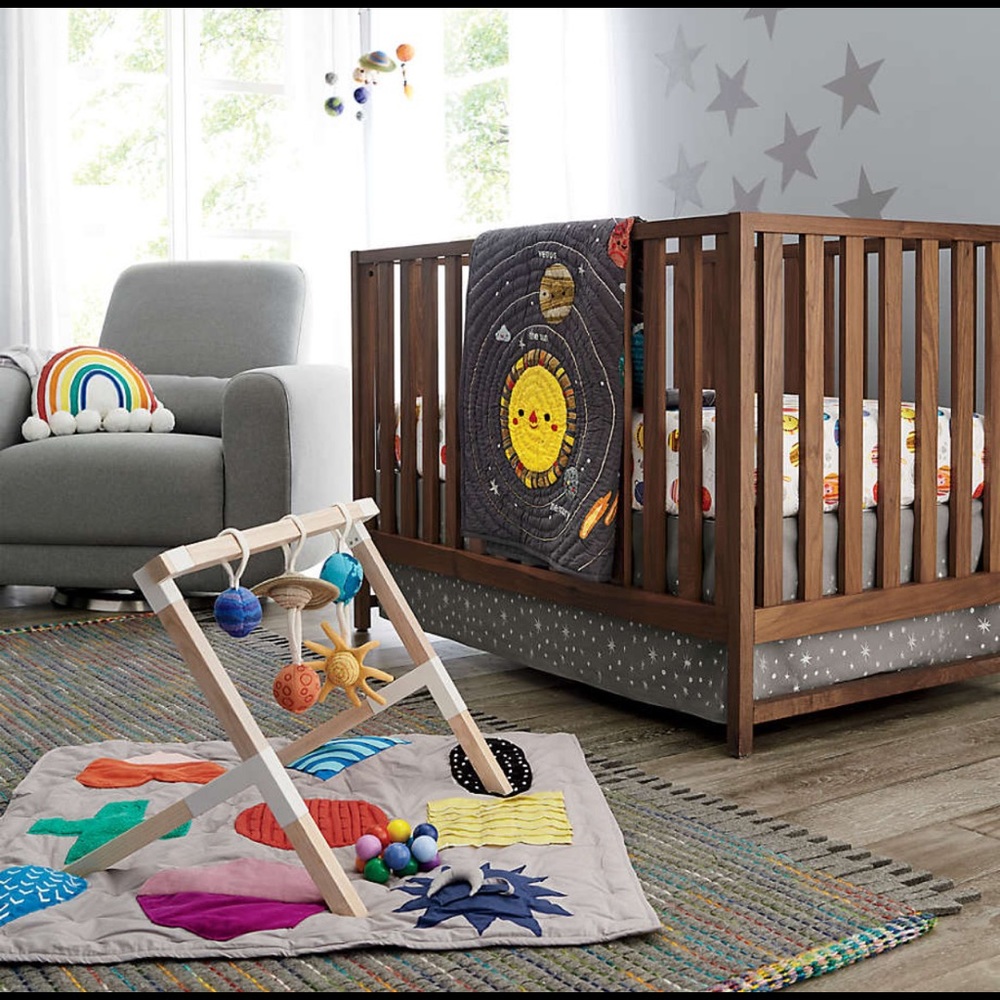 Space Crib Skirt